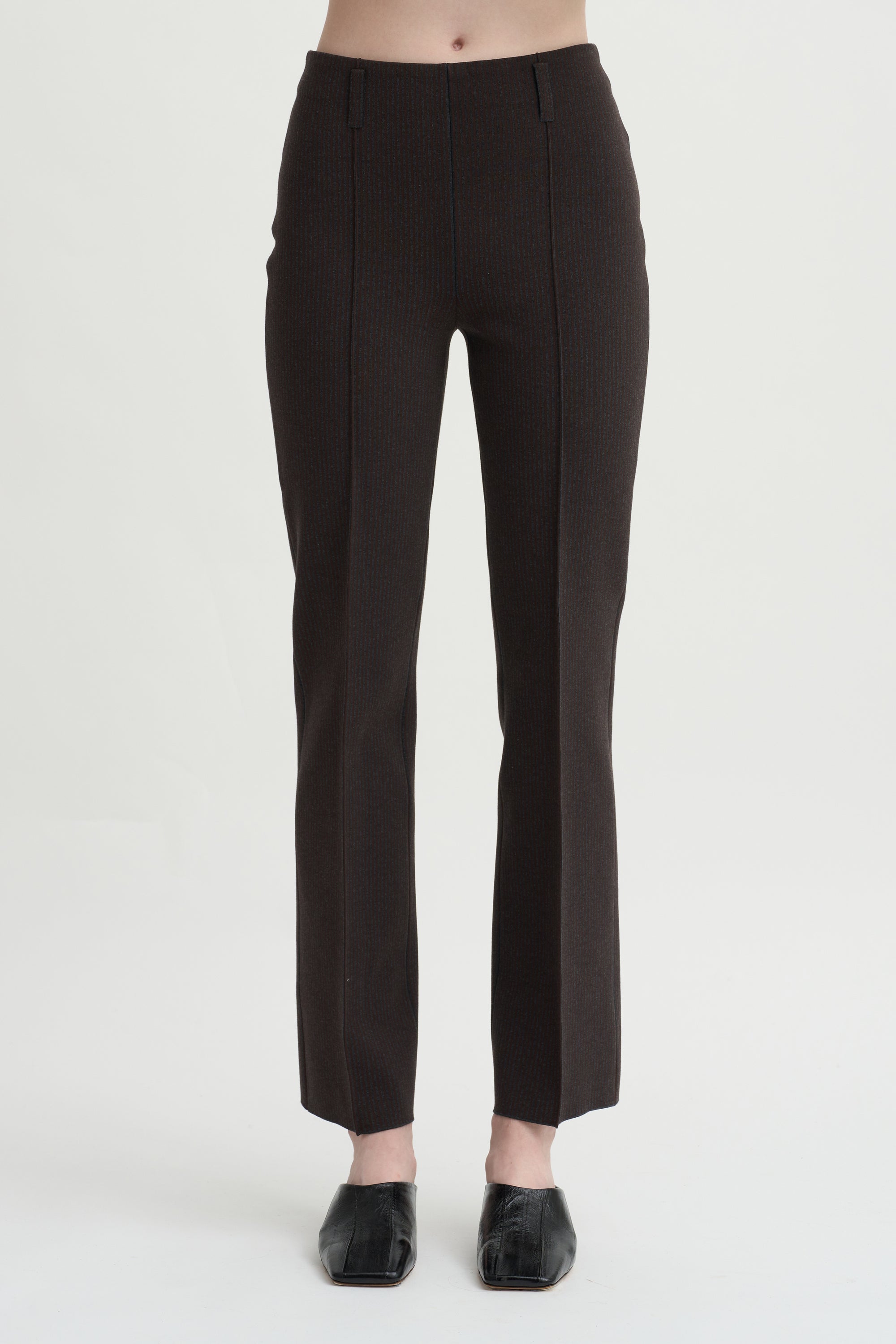 Seersucker Luke Pant,, Charcoal &amp; Chocolate