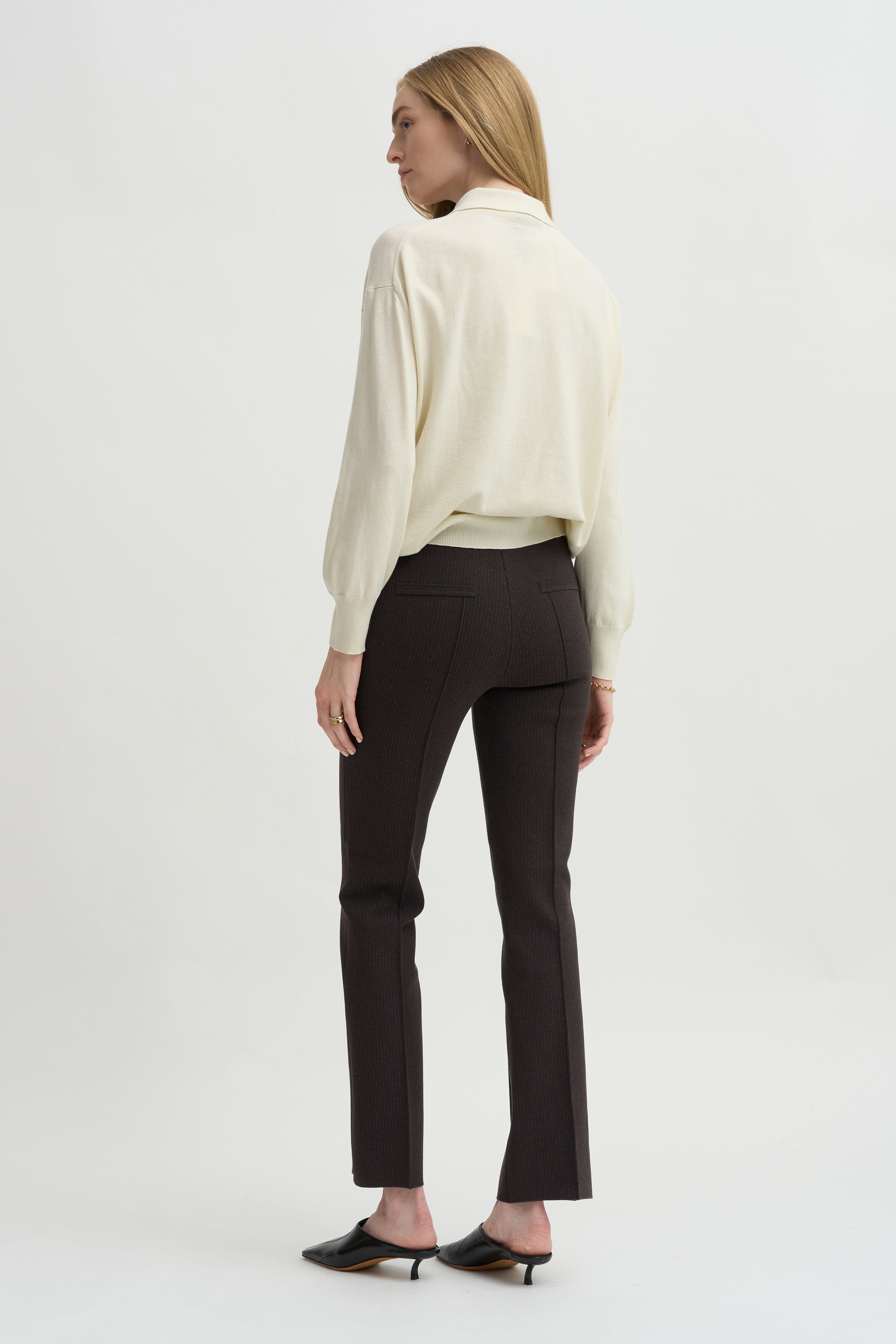 Seersucker Luke Pant,, Charcoal &amp; Chocolate