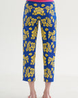 Lane Pant, Royal & Yellow Floral