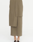 Raw Layer Skirt, Clay