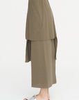 Raw Layer Skirt, Clay