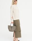 Raw Layer Skirt, Clay
