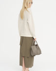 Raw Layer Skirt, Clay