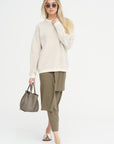Raw Layer Skirt, Clay