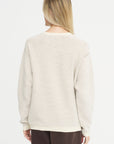 Fine Terry Crewneck, Raw White