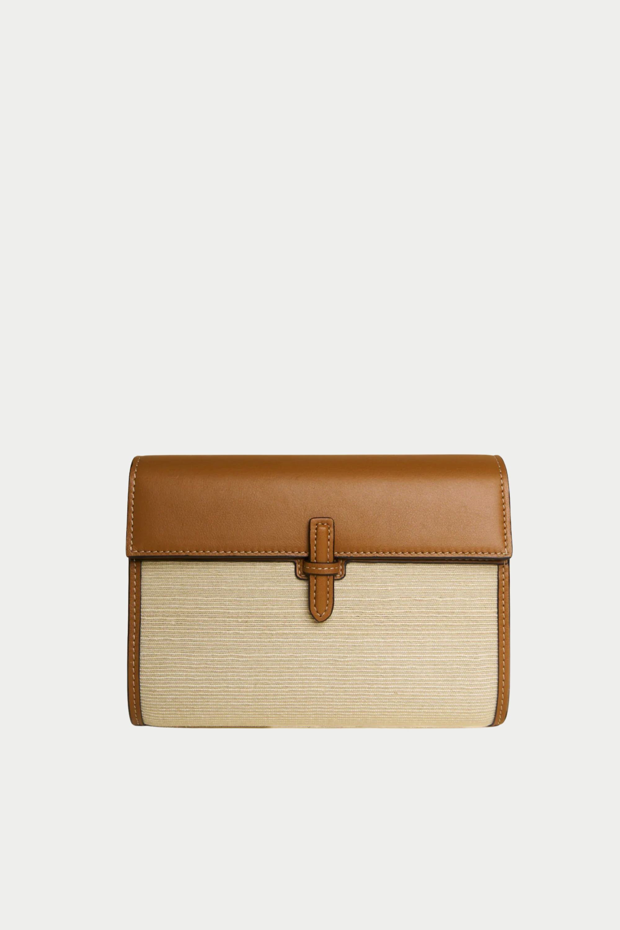 HUNTING SEASON - Small Soft Clutch, Camel Fique