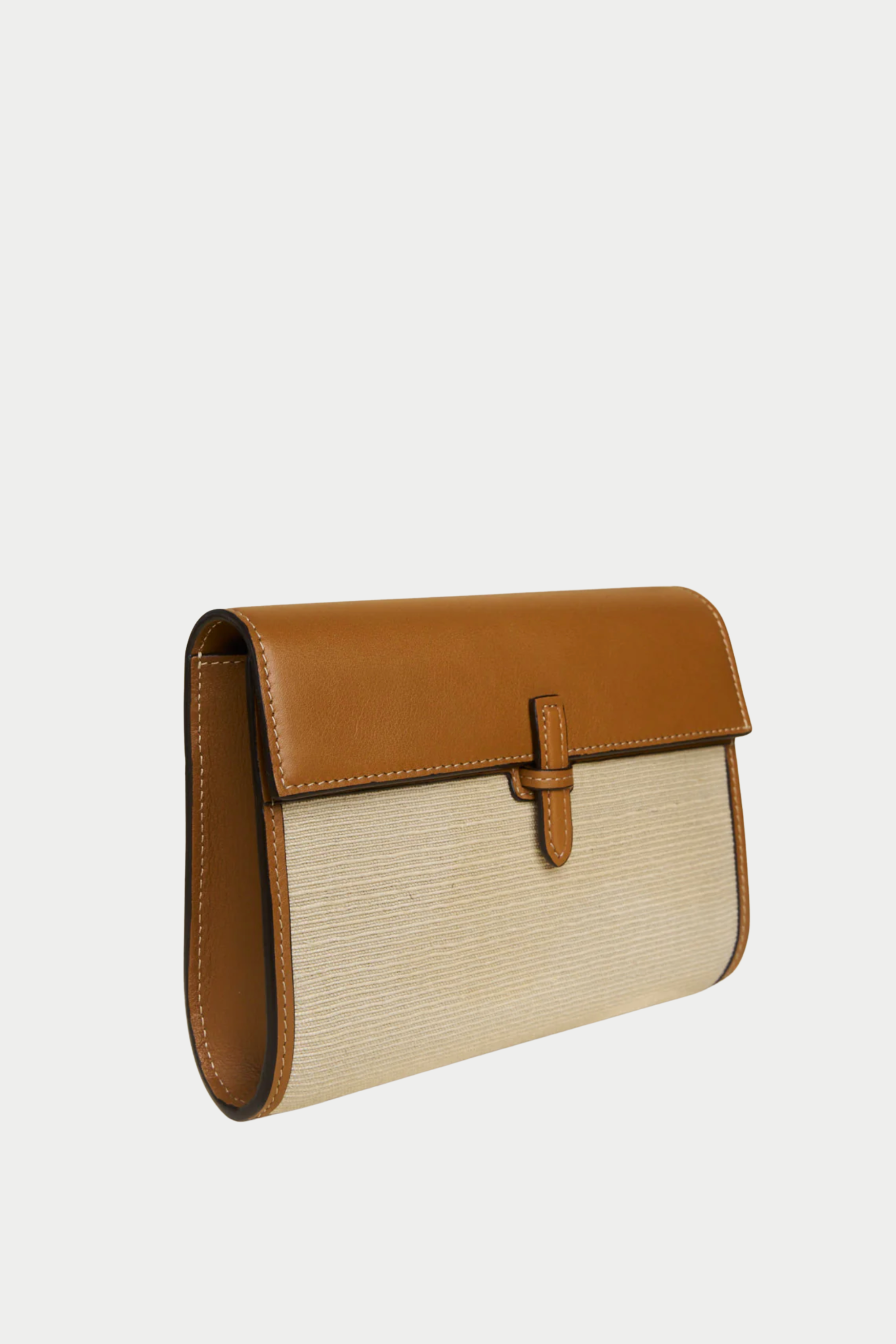 HUNTING SEASON - Small Soft Clutch, Camel Fique