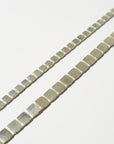 Medium Tile Necklace - Matte, Sterling Silver