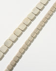 Large Tile Bracelet - Matte, Silver