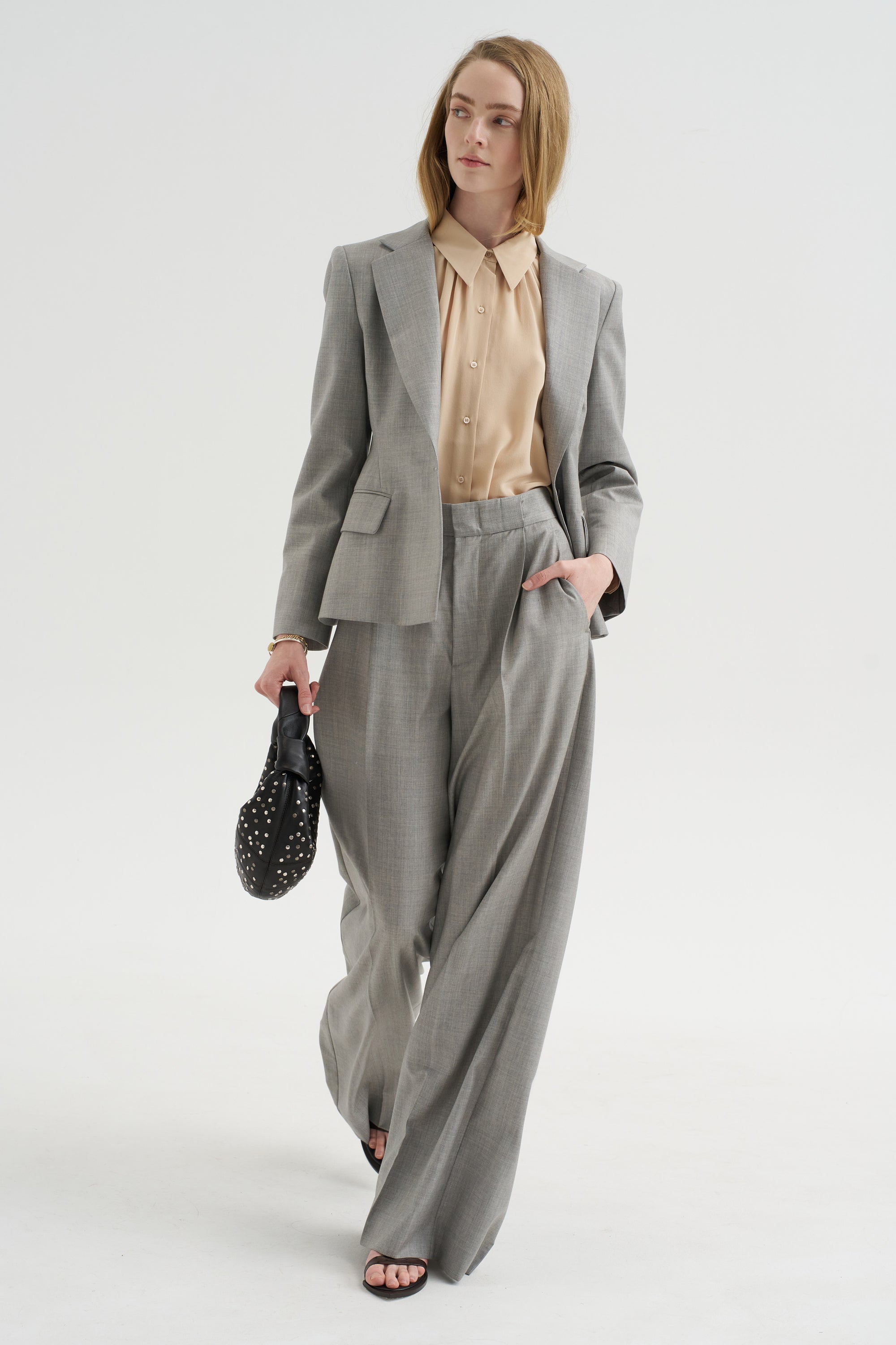 Stamford - Organic Silk Shirt, Beige