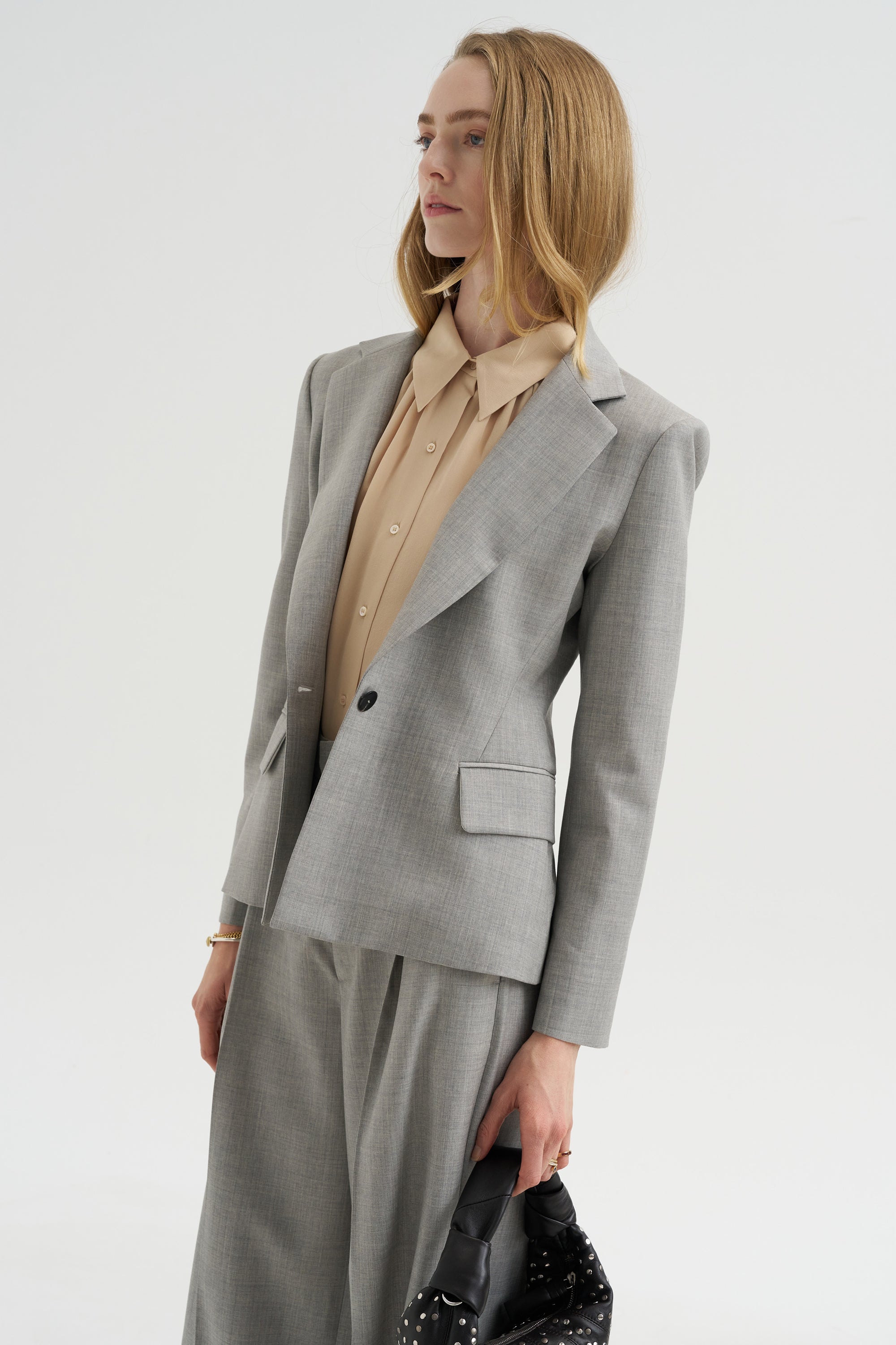 Stamford - Organic Silk Shirt, Beige