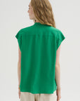 Hexham - Silk Crepe Blouse, Green