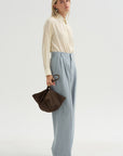 Leon - Organic Silk Shirt, Ivory