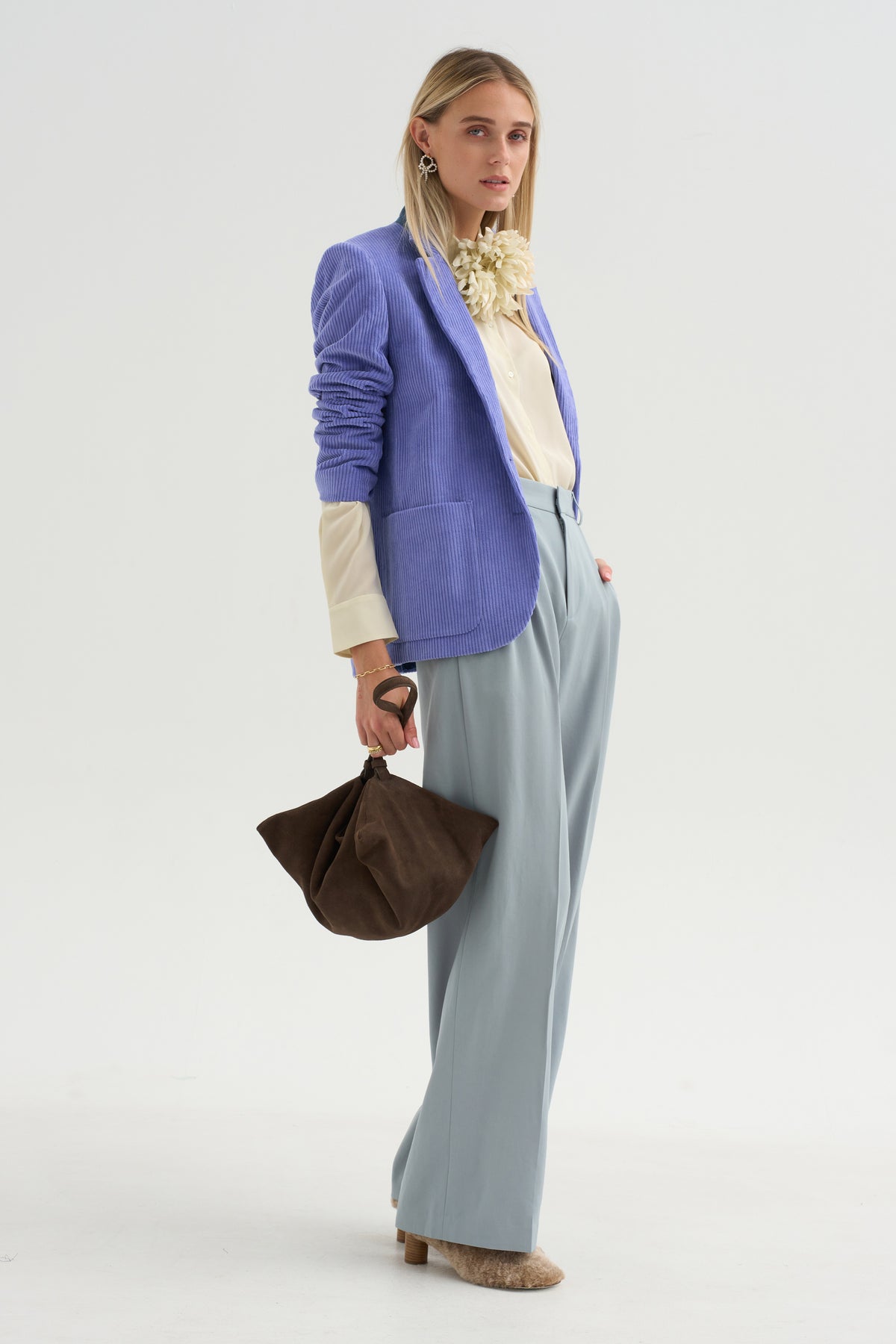 Leon - Organic Silk Shirt, Ivory