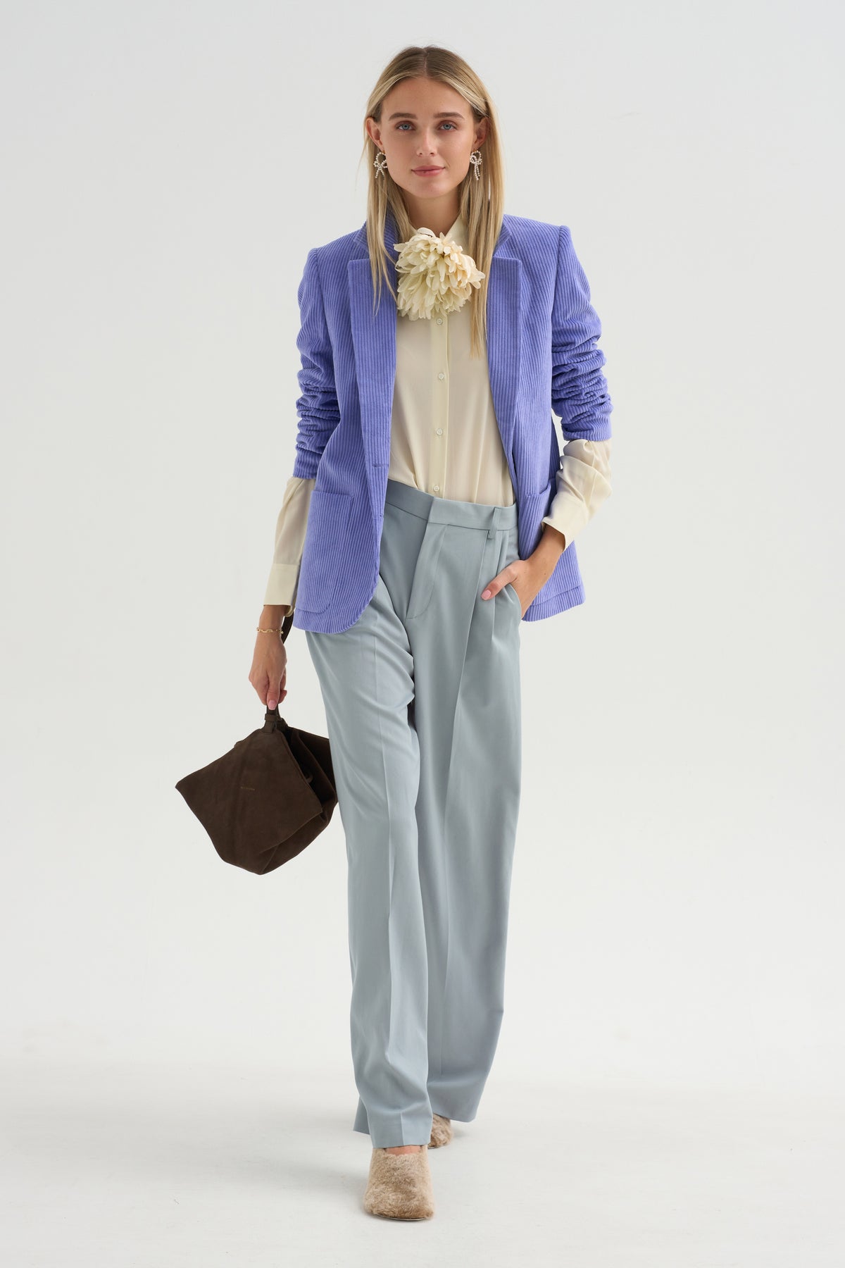 Leon - Organic Silk Shirt, Ivory