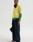 Camille - Silk And Lurex Shirt, Green