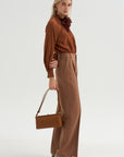Adam - Organic Silk Blouse, Brick