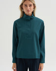 Marius - Wool Gabardine Tunic, Green