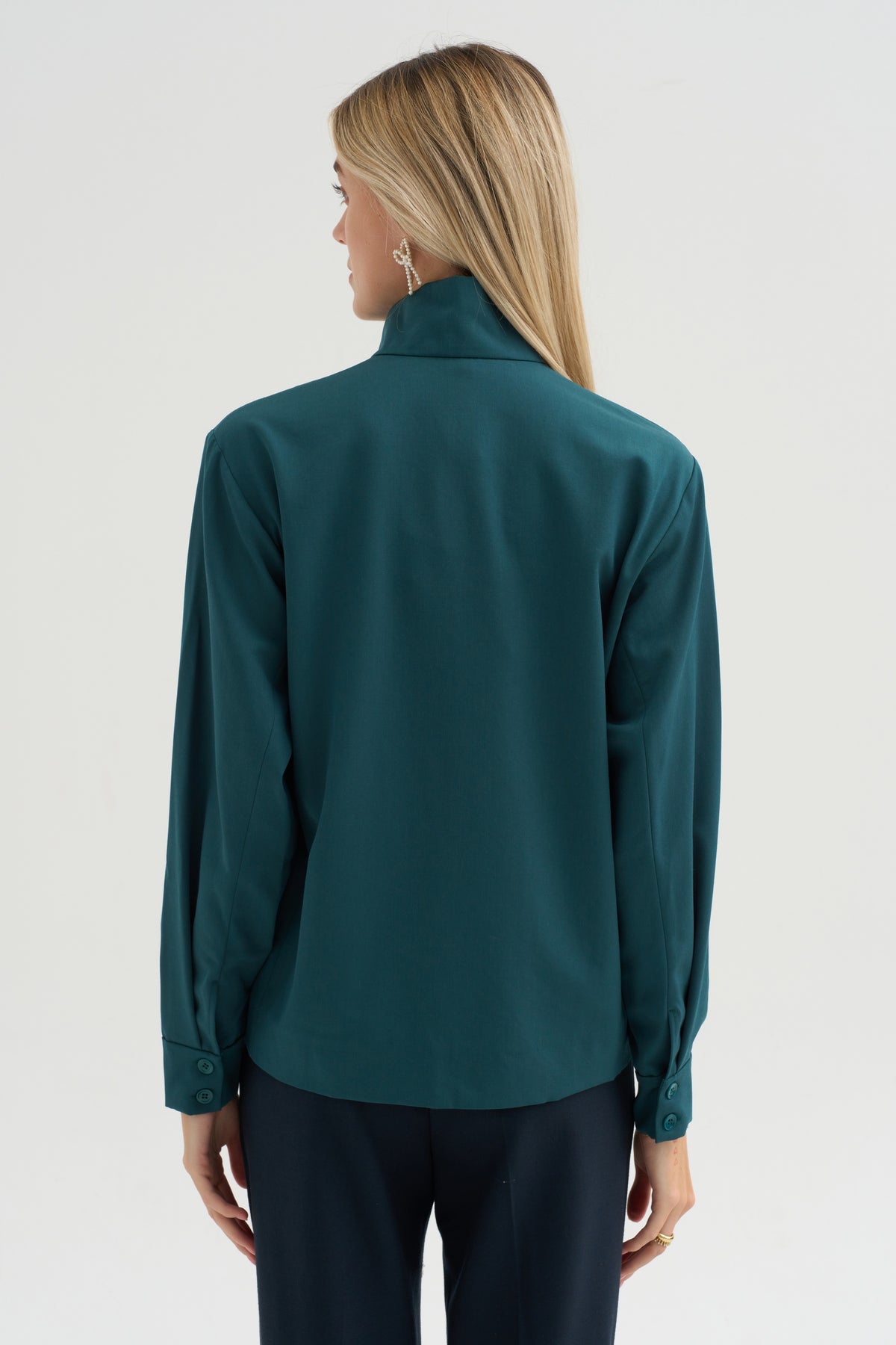 Marius - Wool Gabardine Tunic, Green