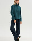 Marius - Wool Gabardine Tunic, Green