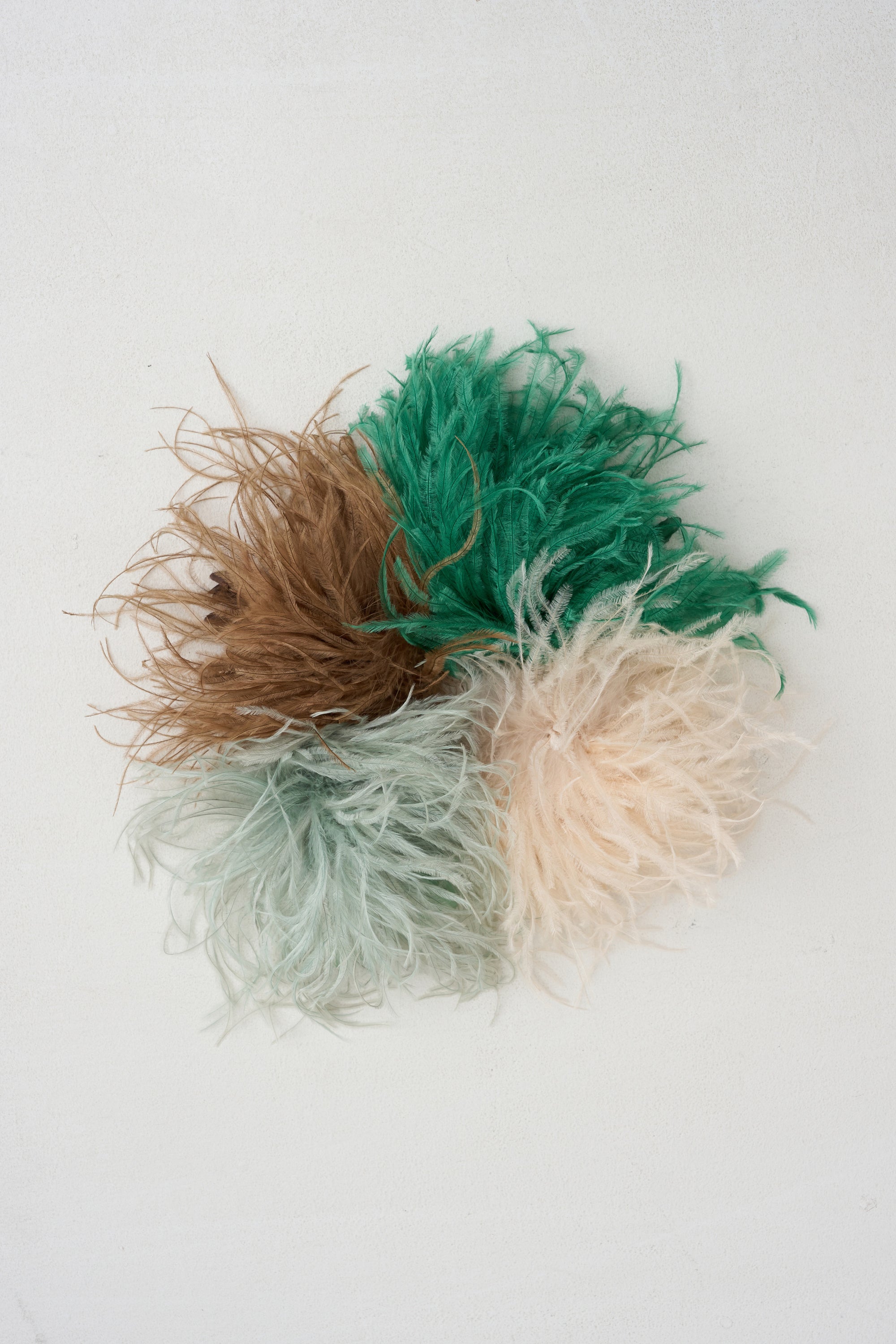 Meryl - Ostrich Feather Brooch