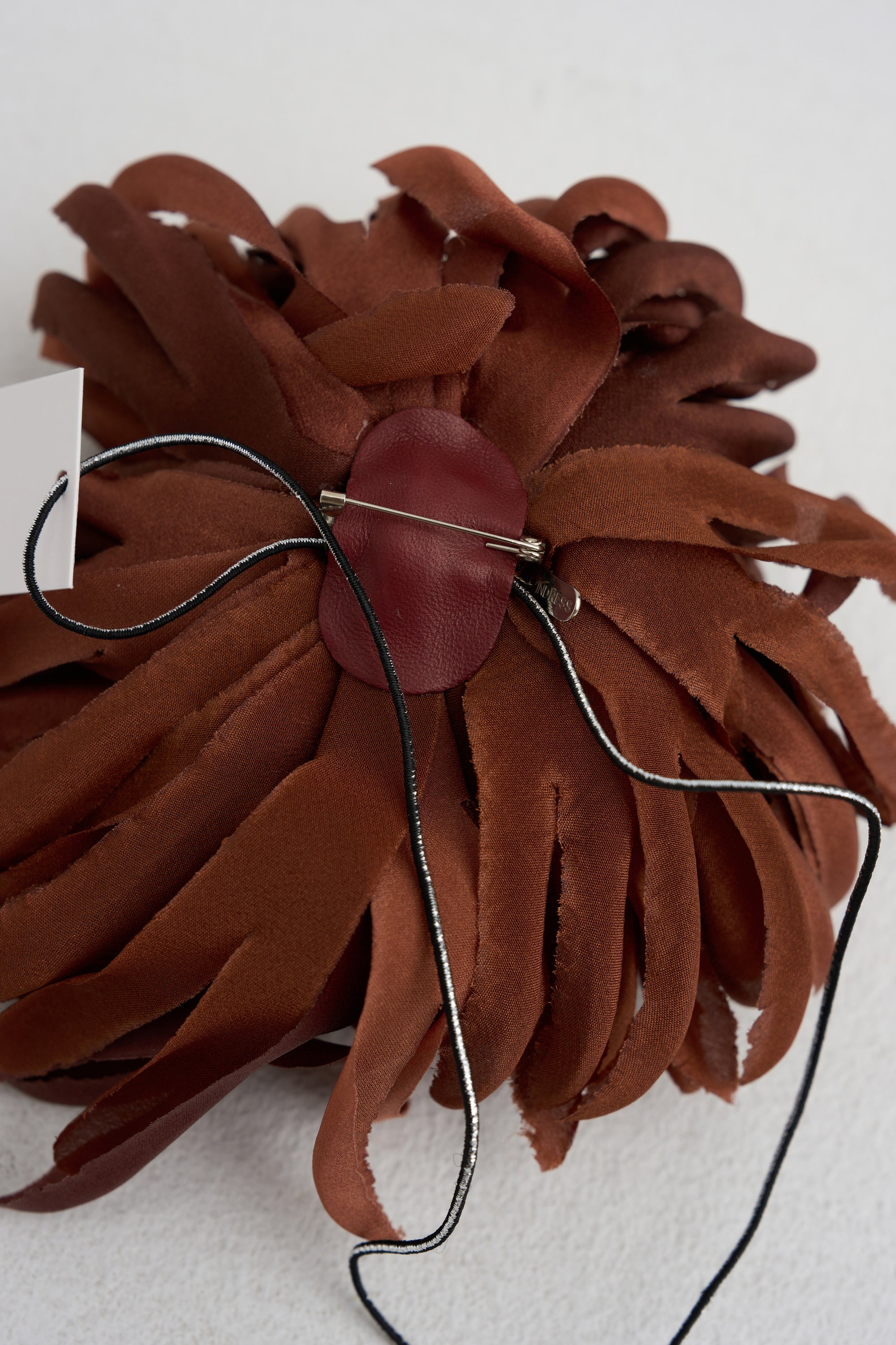 Nicole - Recycled Silk Flower Brooch