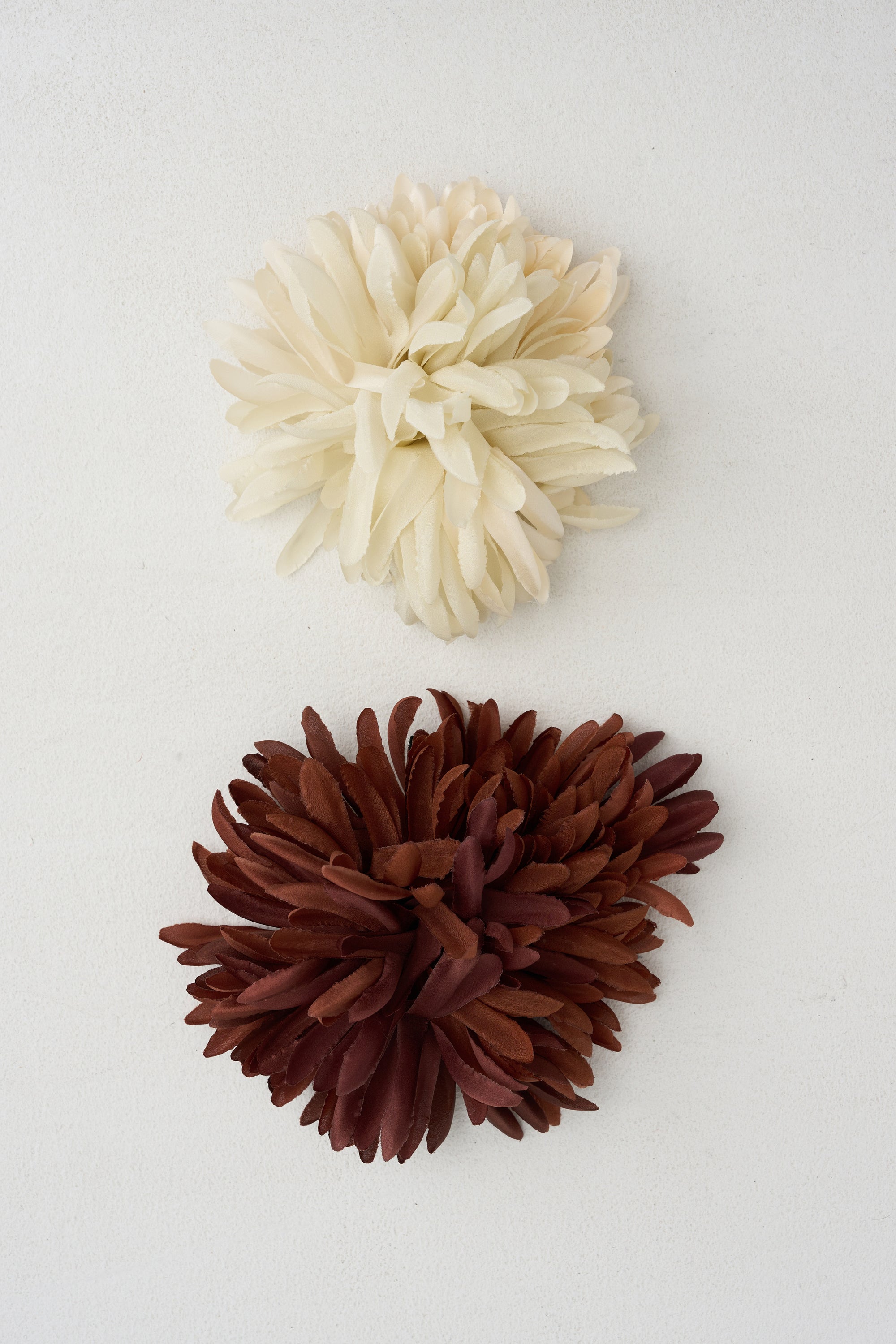 Nicole - Recycled Silk Flower Brooch