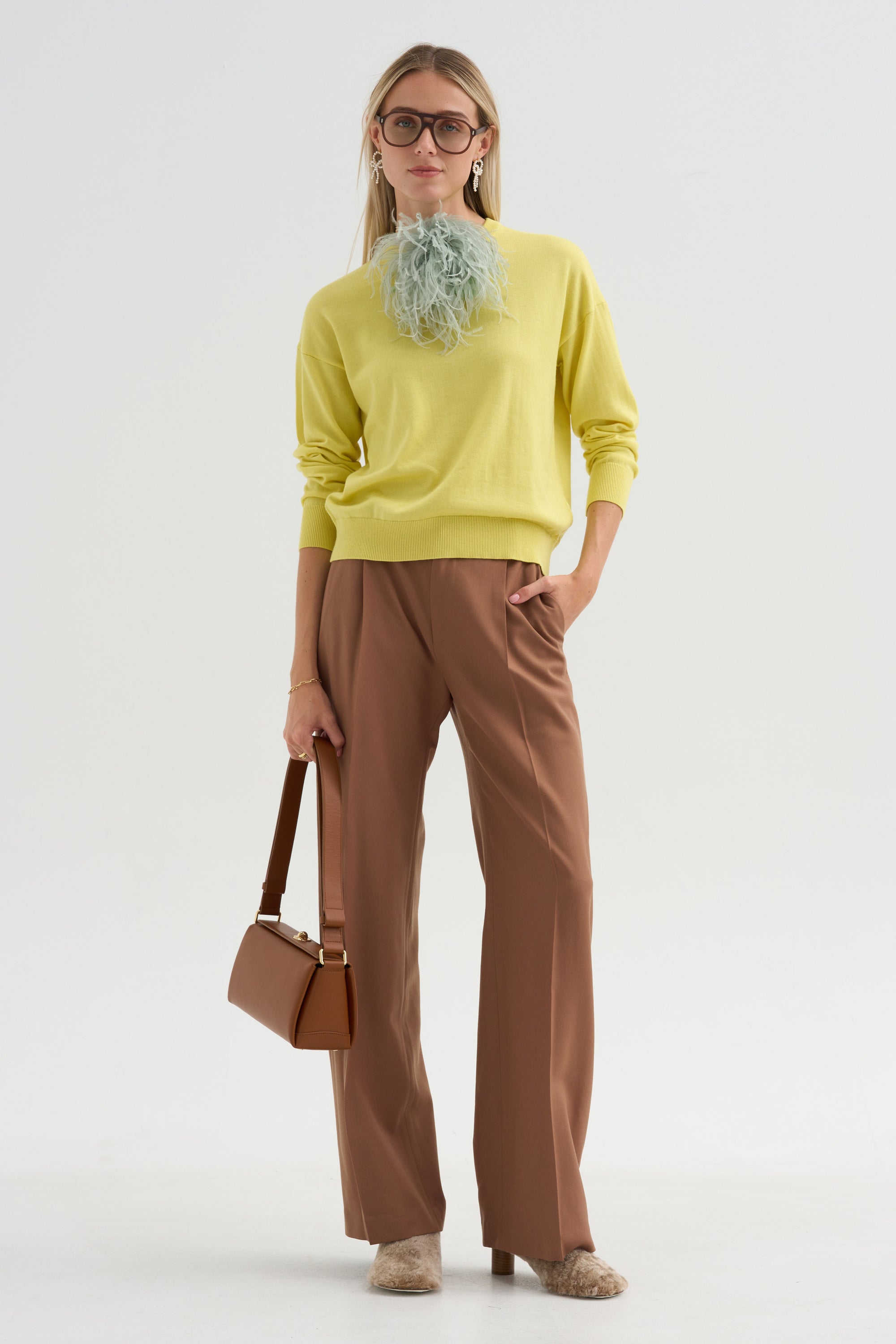 Edgar - Straight Wool Twill Pant