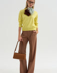 Edgar - Straight Wool Twill Pant