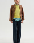 Edgar - Straight Wool Twill Pant