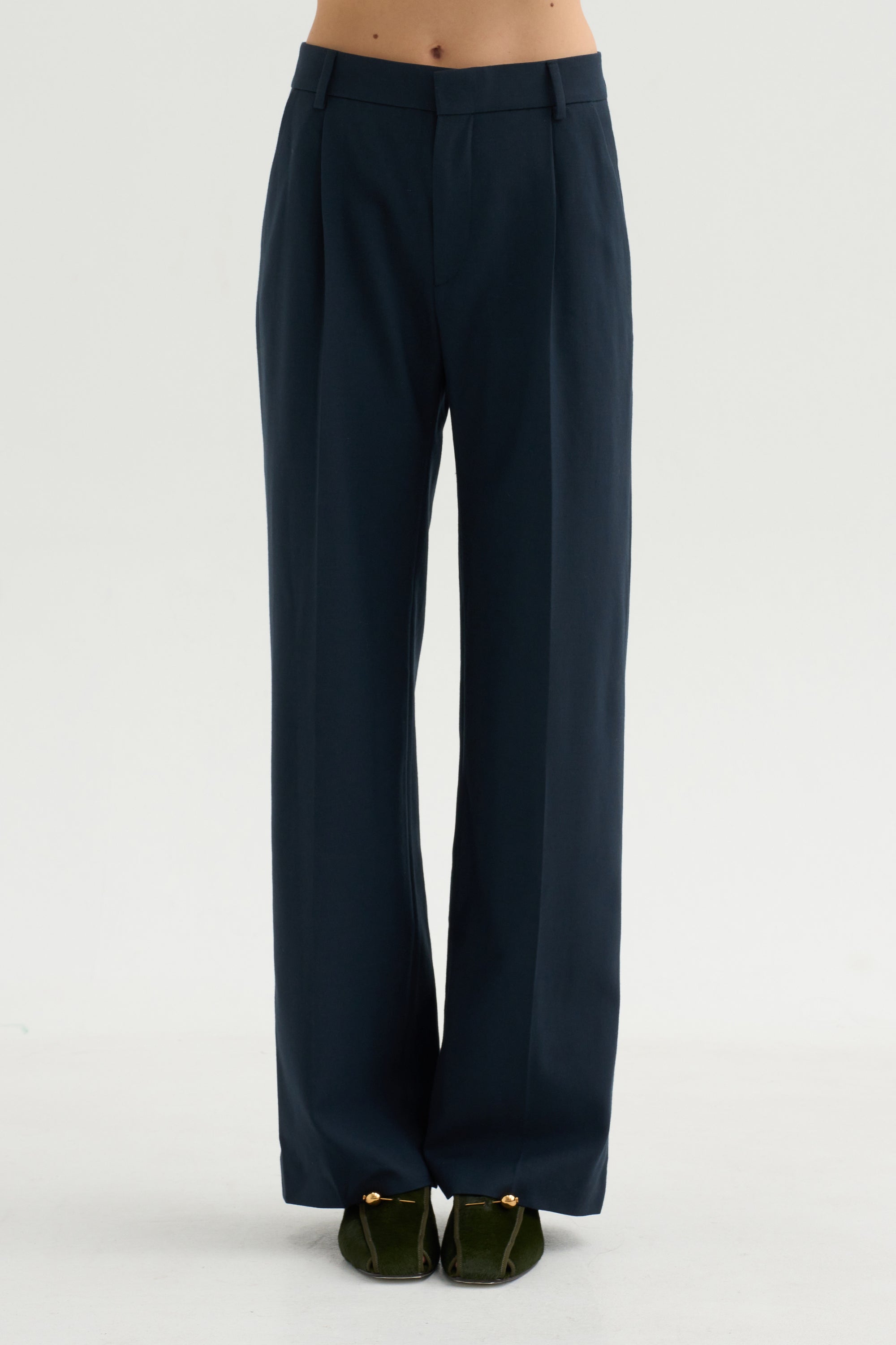 Edgar - Straight Wool Twill Pant