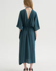 Ambleside - Organic Silk Dress, Emerald
