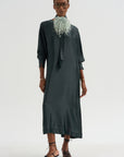 Ludo - Silk And Lurex Dress, Black