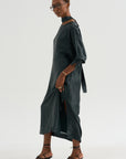 Ludo - Silk And Lurex Dress, Black