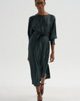 Ludo - Silk And Lurex Dress, Black