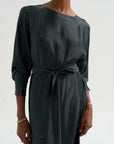 Ludo - Silk And Lurex Dress, Black