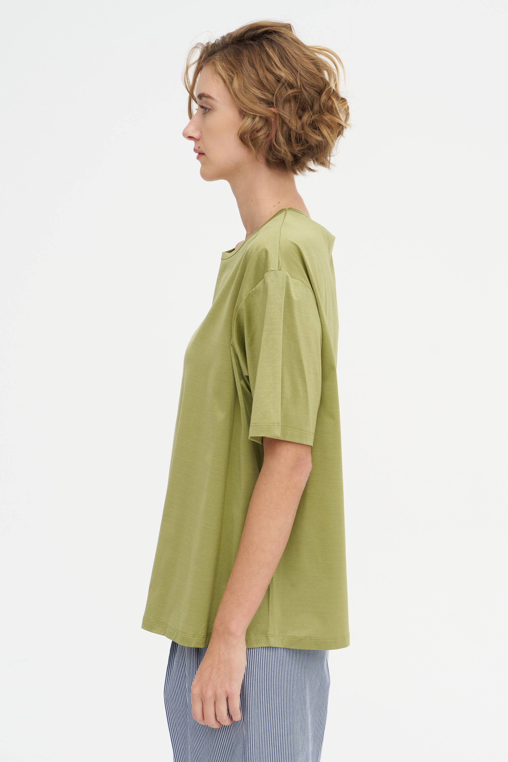 Thame - Oversized Mercerized Cotton Jersey T-shirt