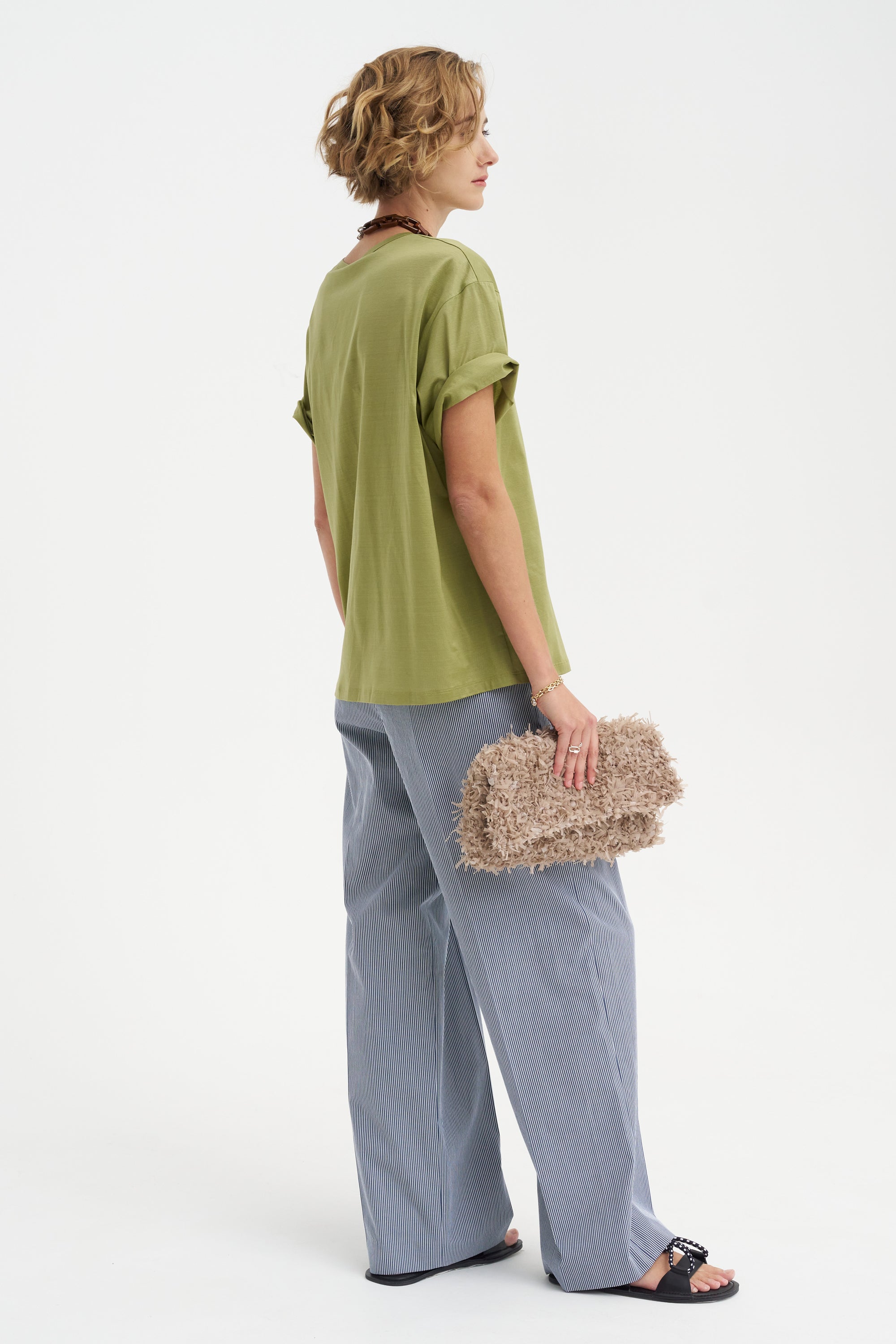 Thame - Oversized Mercerized Cotton Jersey T-shirt