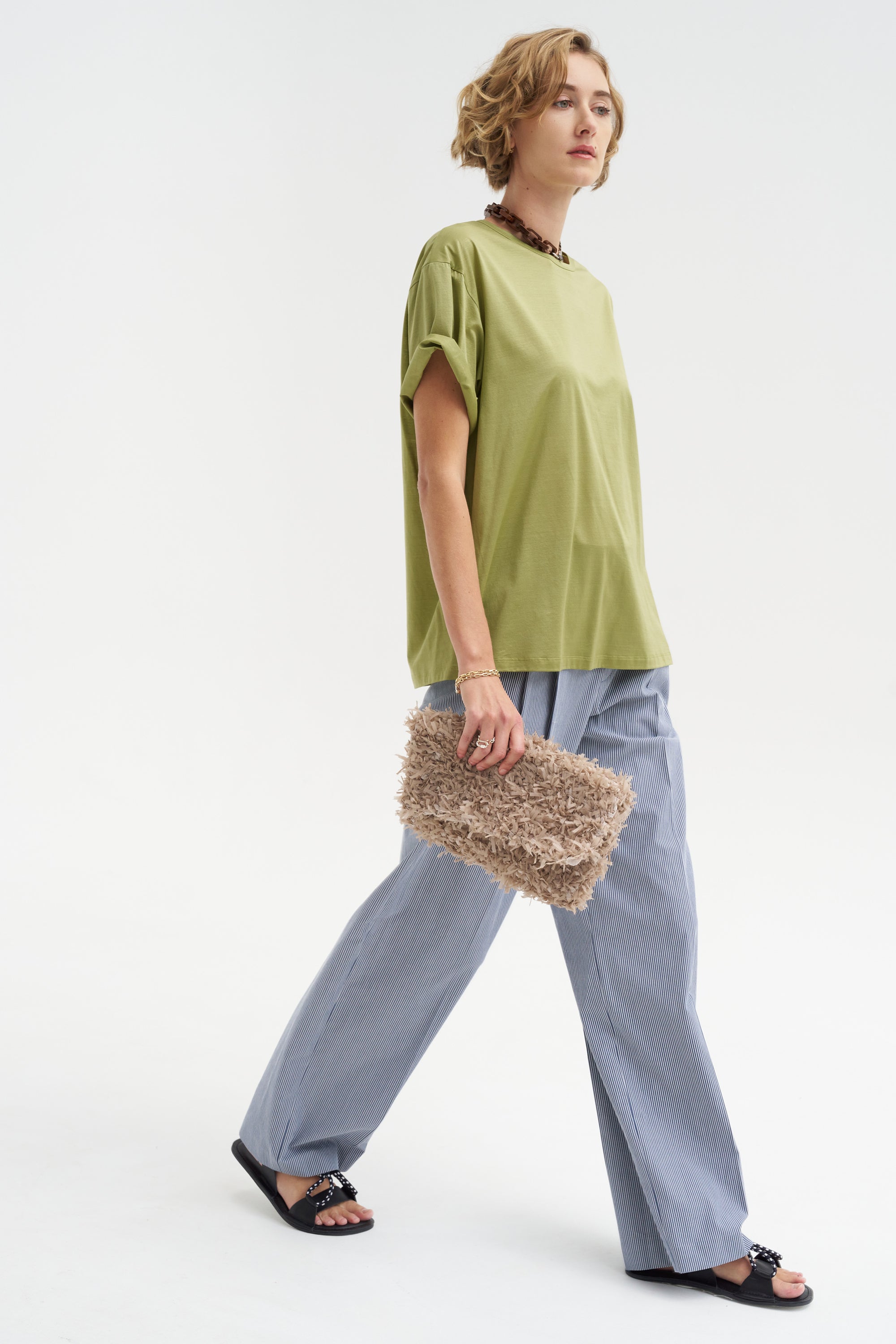 Thame - Oversized Mercerized Cotton Jersey T-shirt