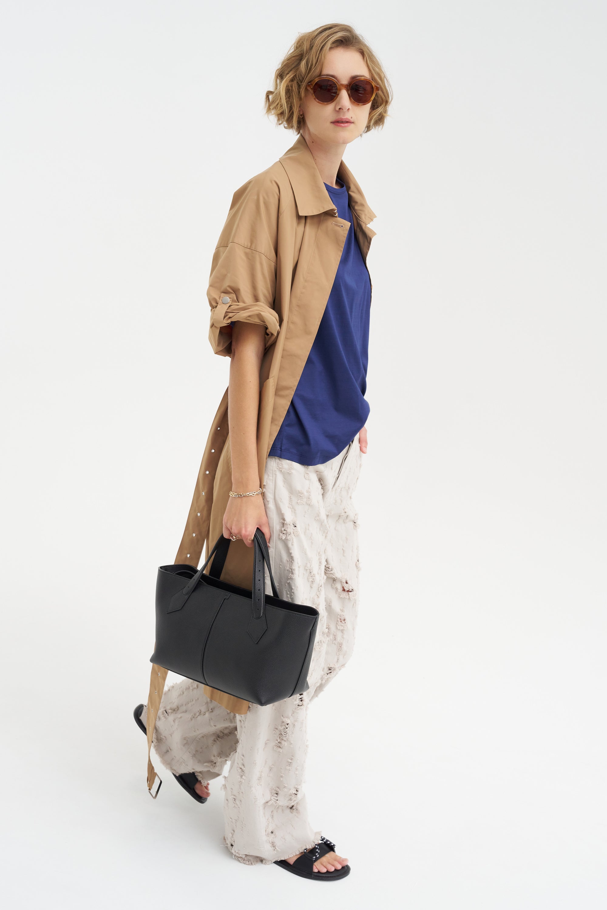 Thame - Oversized Mercerized Cotton Jersey T-shirt