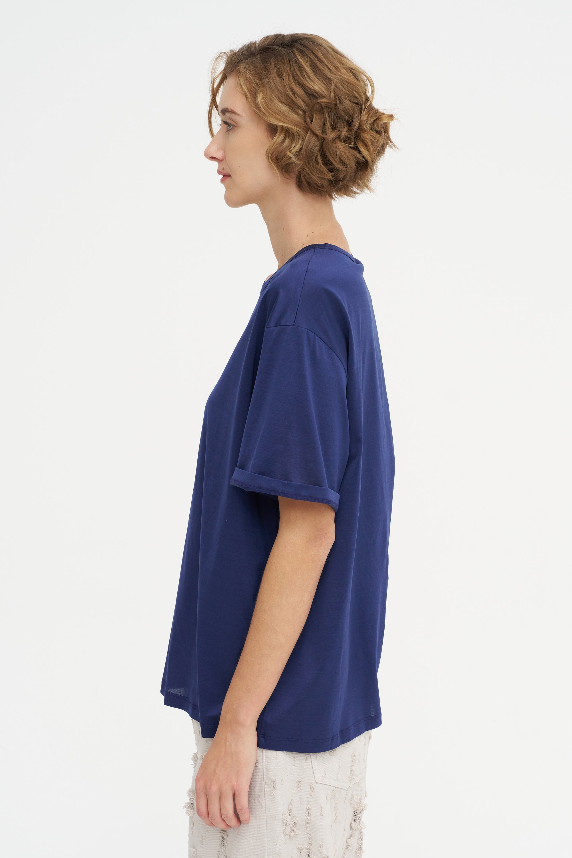 Thame - Oversized Mercerized Cotton Jersey T-shirt