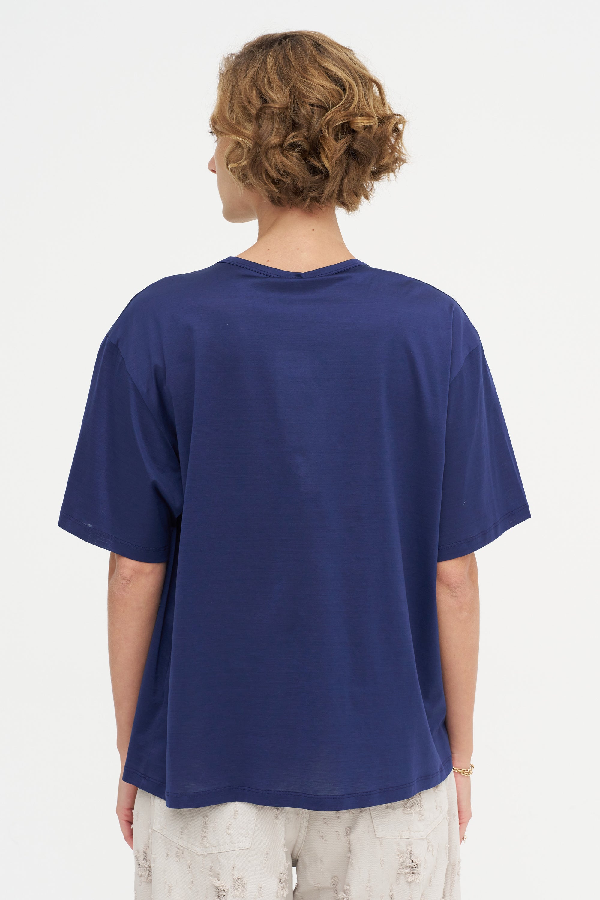 Thame - Oversized Mercerized Cotton Jersey T-shirt