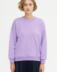 Alnwick - Japanese Cotton Sweater, Lilac