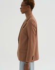 Julien - Wool Twill Jacket, Camel