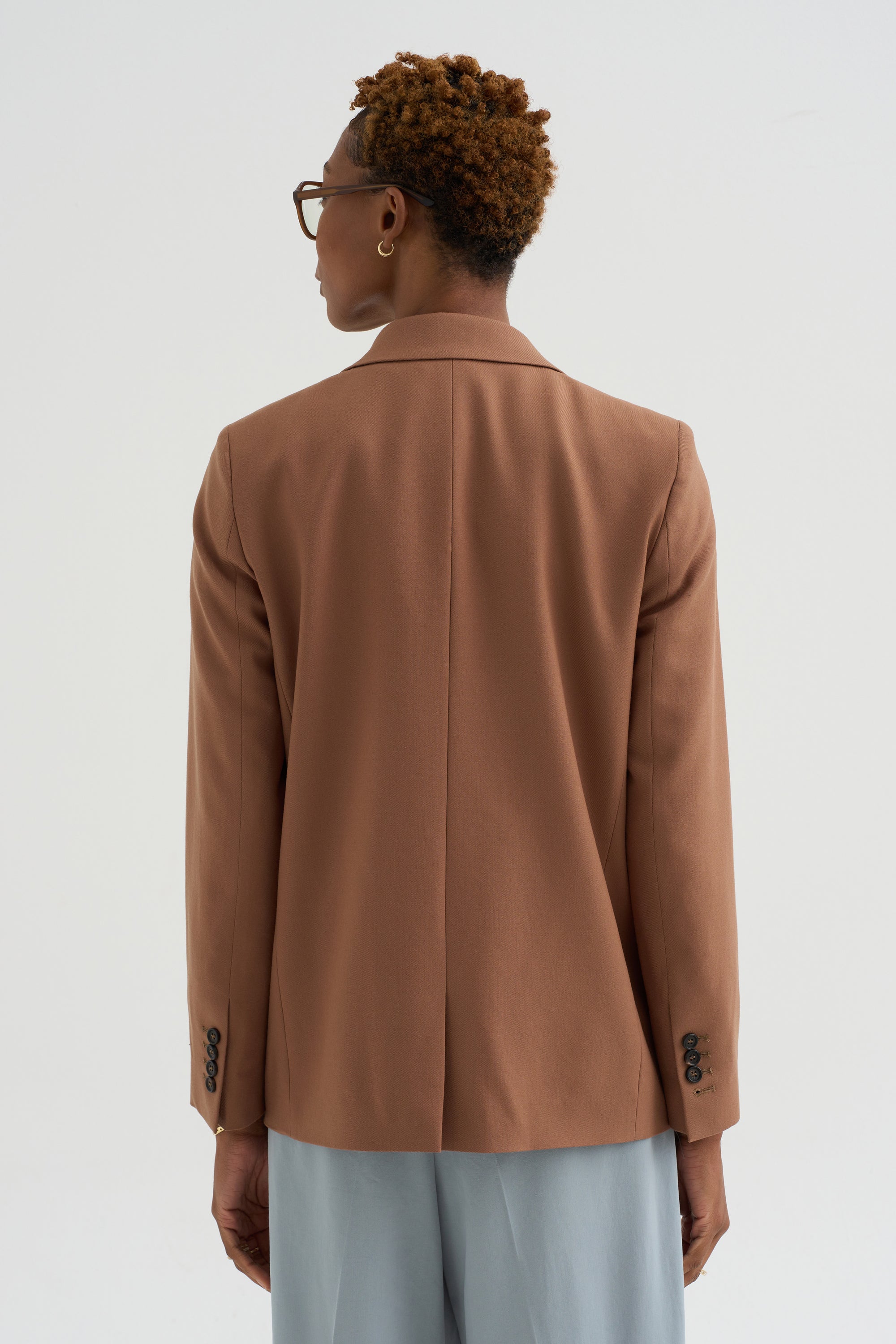 Julien - Wool Twill Jacket, Camel