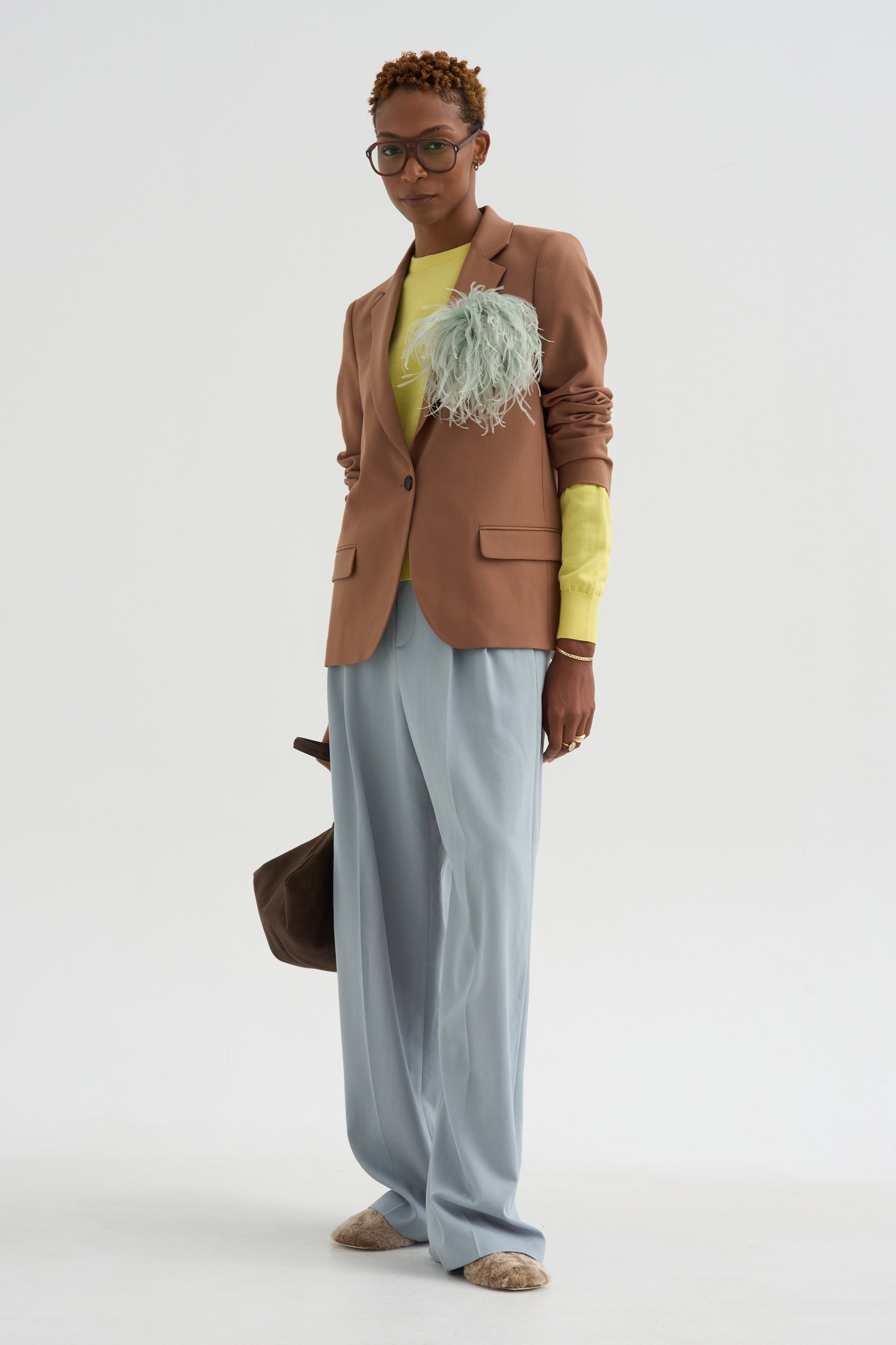 Julien - Wool Twill Jacket, Camel