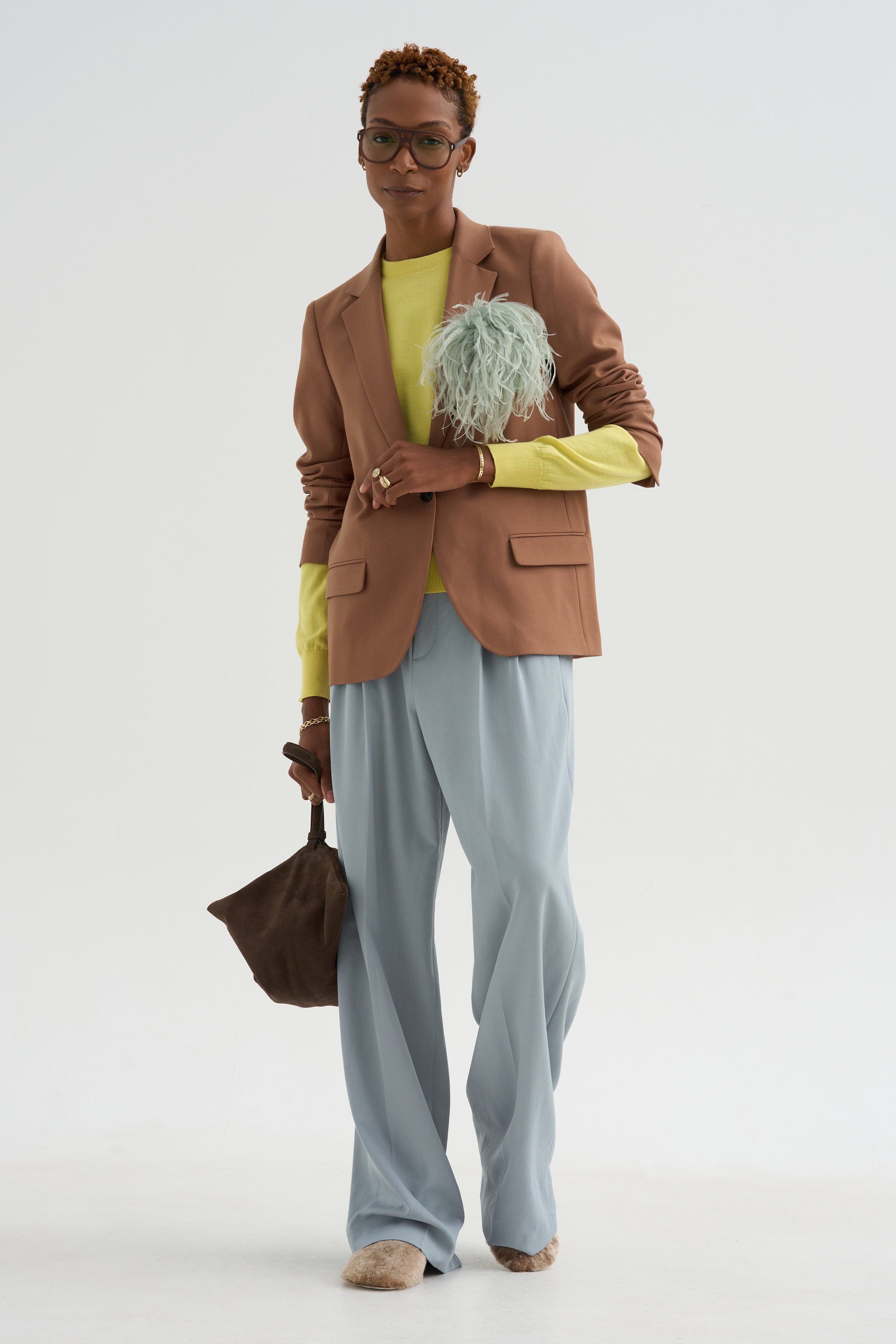 Julien - Wool Twill Jacket, Camel