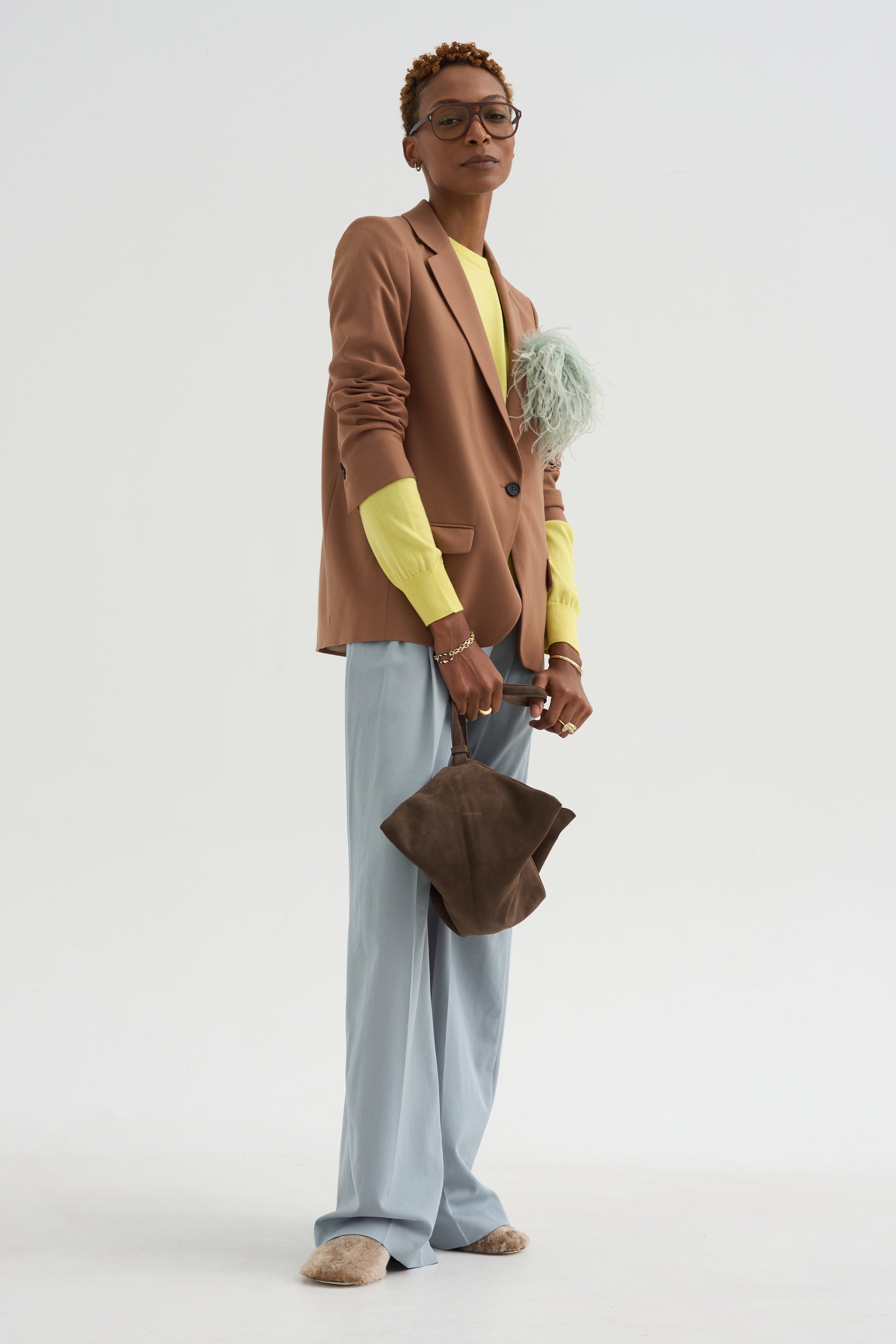 Julien - Wool Twill Jacket, Camel