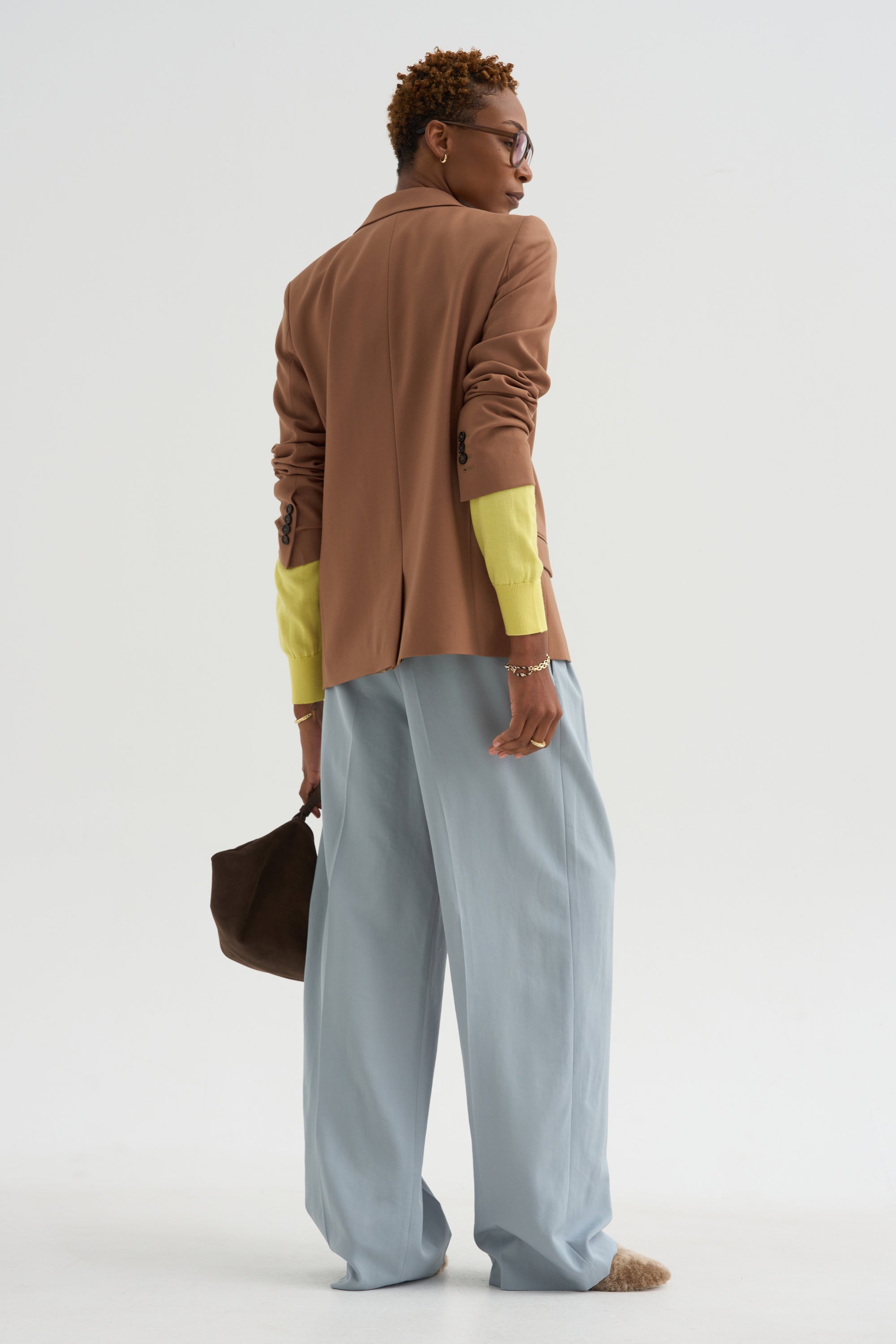 Julien - Wool Twill Jacket, Camel