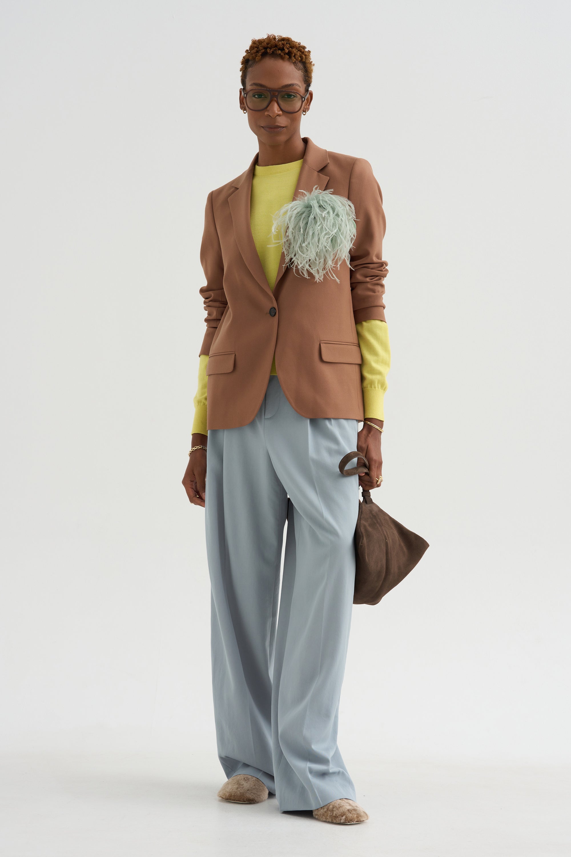 Julien - Wool Twill Jacket, Camel
